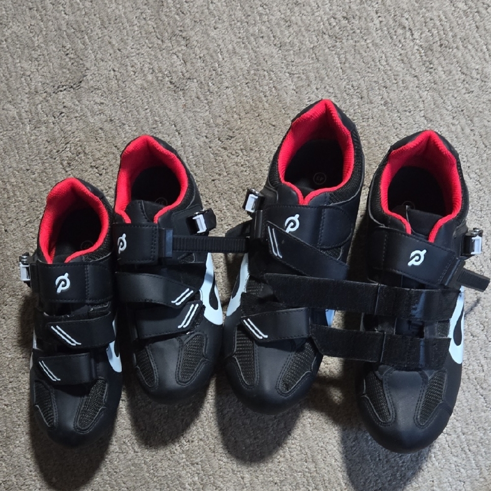 Peloton Black Cycling Shoes (Two Pairs)